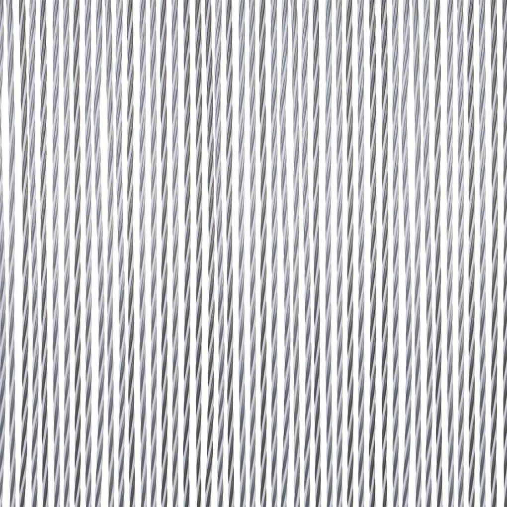 Deurgordijn String wit/grijs 60x190cm