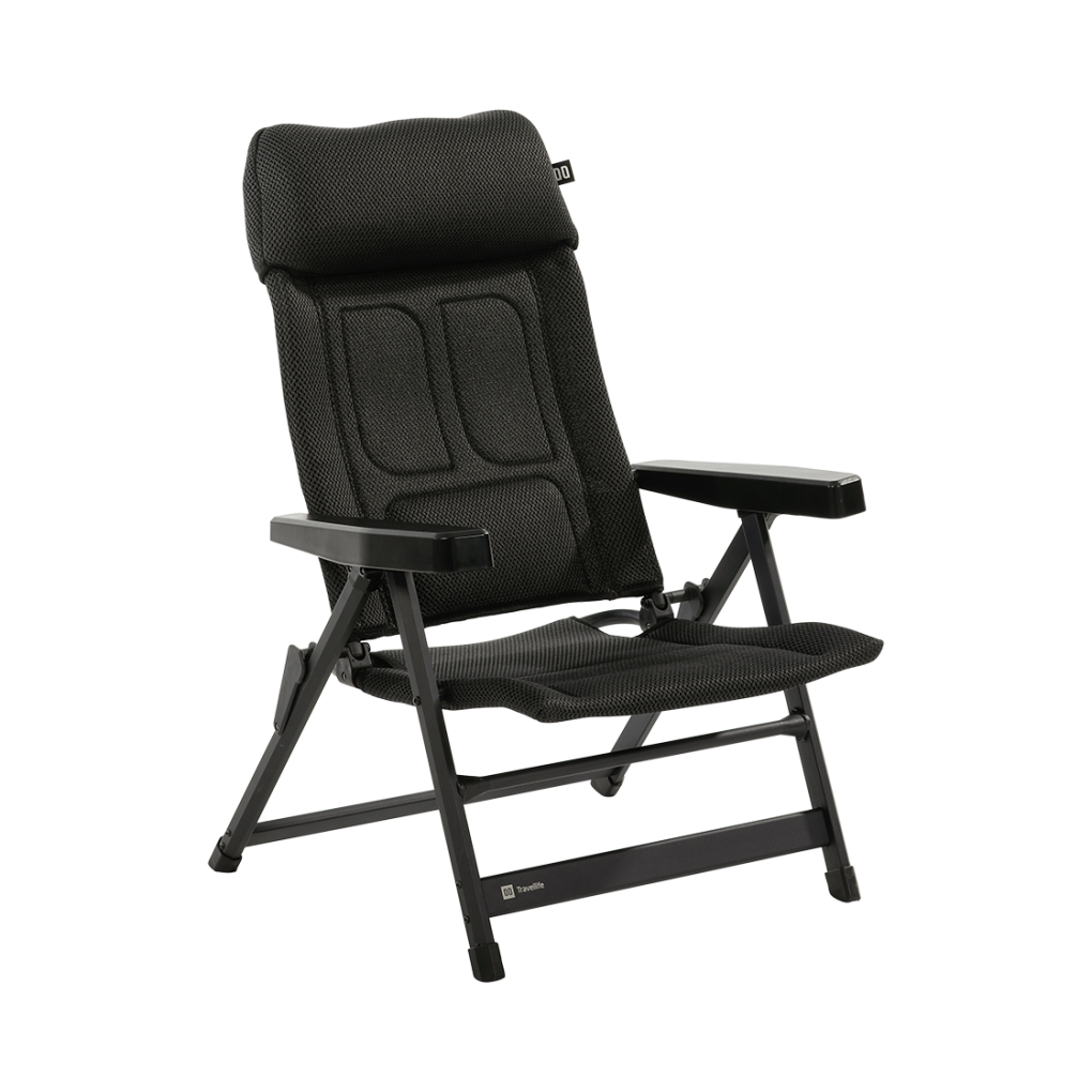 Lucca recliner lounge true black