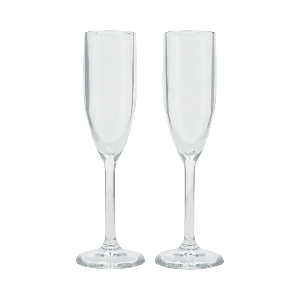 Feria champagne glass clear 2 pieces