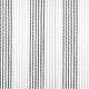Deurgordijn Korda grijs/wit 60x190cm