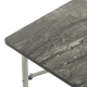 Sorrento table honeycomb dark grey 100